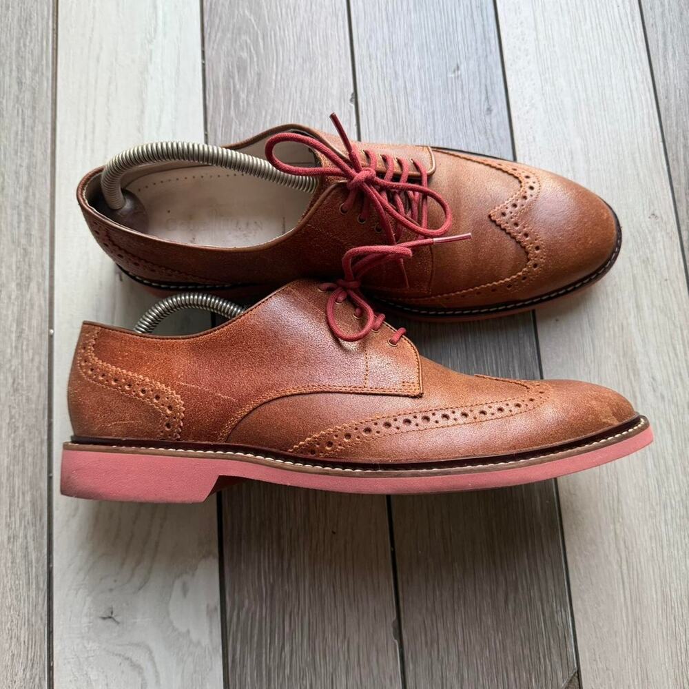Cole Haan LunarGrand Wingtip Oxford Brown Size 10 - Picture 5 of 7